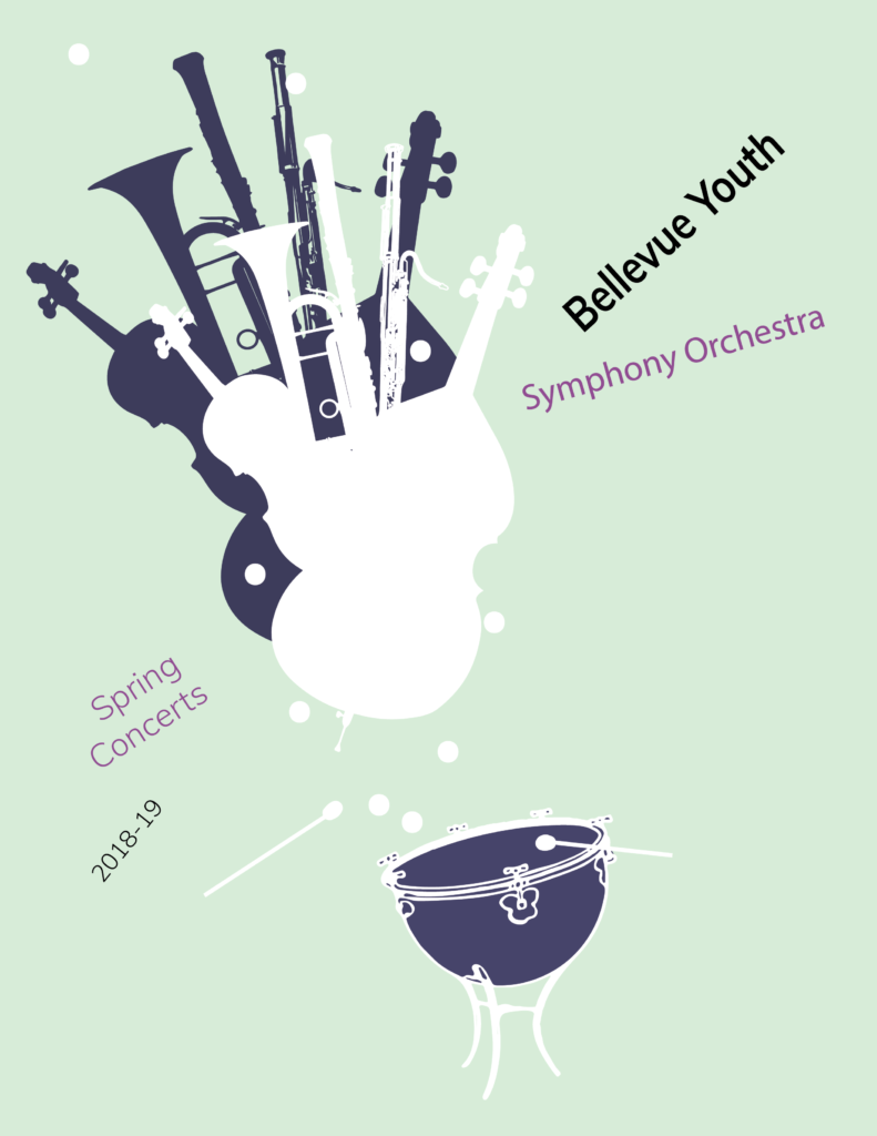 advertising sponsorship bellevue youth symphony orchestra concert program designs