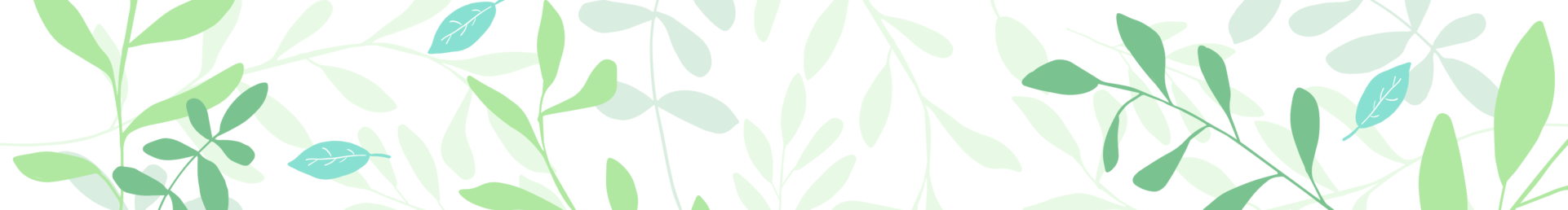 Garden Party Header with Leaves